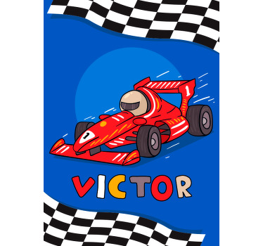 Poster Formel 1 für Kinder - TenStickers