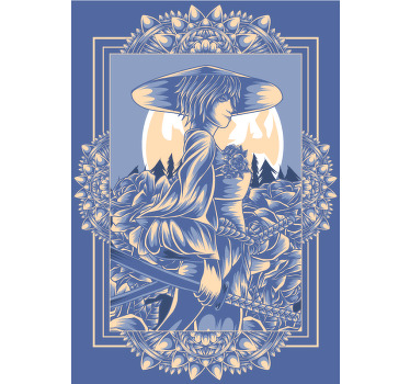 Imprimare poster anime samurai - TenStickers