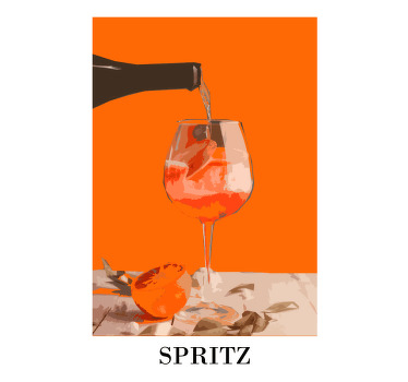 Poster- foto con Aperol Spritz - TenStickers