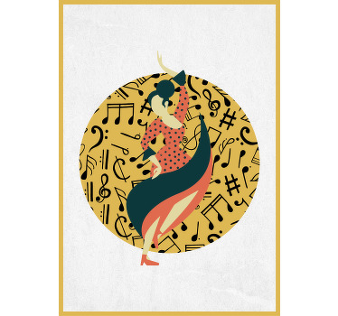 Póster decorativo música flamenco - TenVinilo