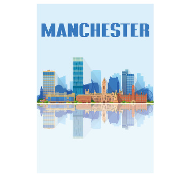 Manchester city poster print - TenStickers