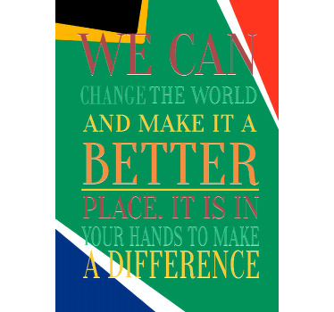Poster Nelson Mandela quote - TenStickers