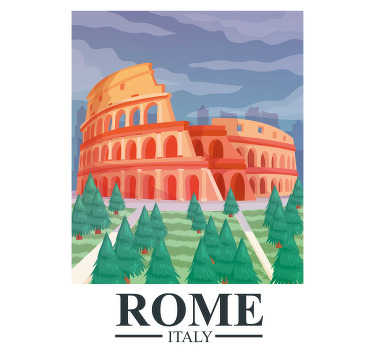Poster con Colosseo di Roma - TenStickers