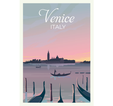 Poster che raffigura Venezia - TenStickers