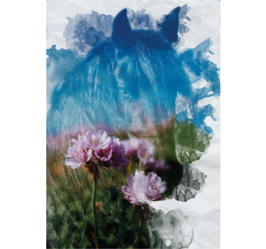 Poster paarden waterkleur - TenStickers