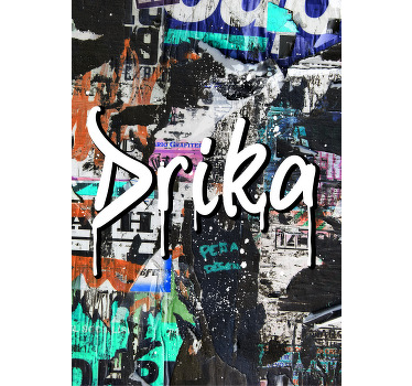 Kleurrijk graffiti tag poster - TenStickers