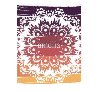 Personalisierte Poster Mandala - TenStickers