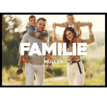 Poster personnalisieren das Familienfoto - TenStickers