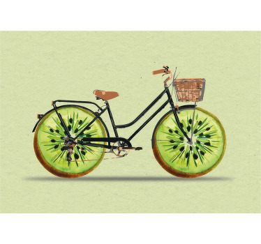 Kiwi cykel Billeder til stue - TenStickers