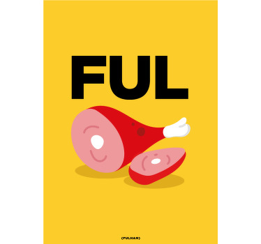 Fulham hieroglyph city poster - TenStickers