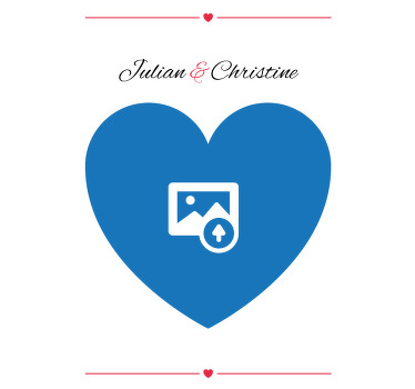 Personalisierte Poster großeltern liebe - TenStickers