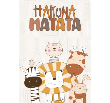 Poster Kinderzimmer hakuna matata - TenStickers