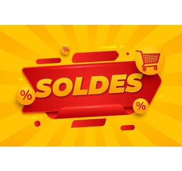 Poster promotion de vente - TenStickers