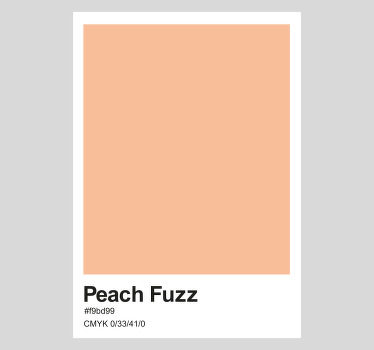 Breskev fuzz Plakat - TenStickers