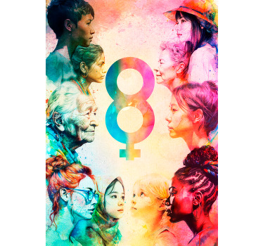 Dan žena Plakat - TenStickers