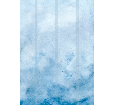 Affiche abstraite nuances bleues - TenStickers