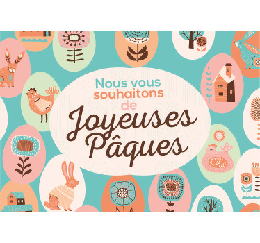 Affiche événement Joyeuses Pâques  - TenStickers