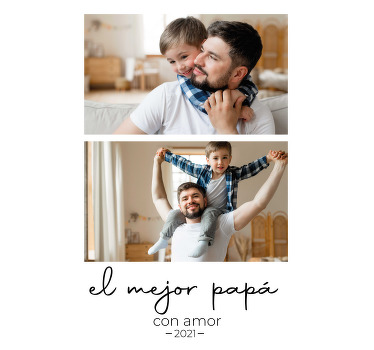 Poster salón el mejor papá - TenVinilo