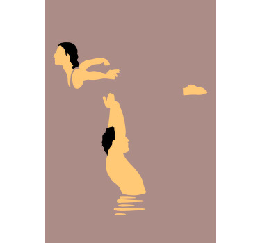 Johnny in dojenček Plakat - TenStickers