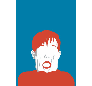 Prestrašen otrok Plakat - TenStickers