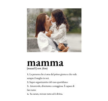 Poster eventi definizione di madre - TenStickers