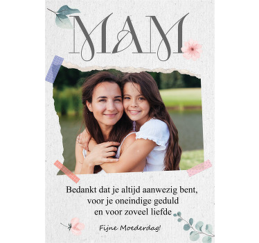 Mamma evenementen poster - TenStickers