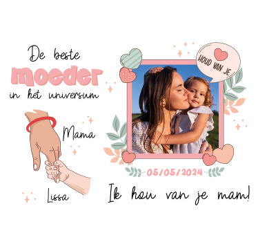 De beste moeder in het universum evenementen poster - TenStickers