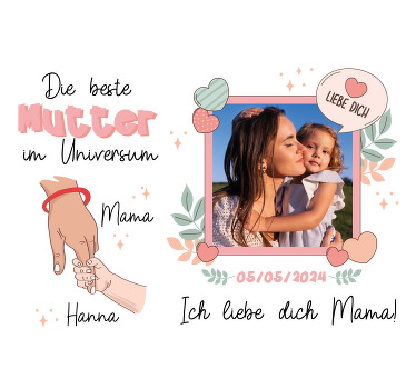 Poster sonstige Events die beste mutter im universum - TenStickers