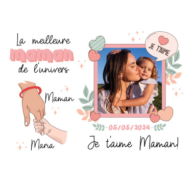 Affiche événement la meilleure mère de l'univers - TenStickers