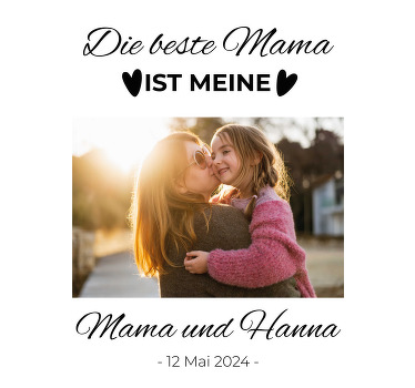 Poster sonstige Events die beste mama - TenStickers