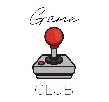 Poster jeux vidéo club de jeu - TenStickers