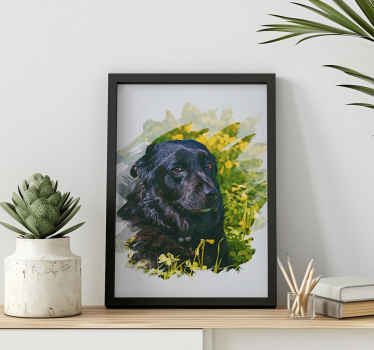Poster Tiere personalisiertes Hundemotiv - TenStickers