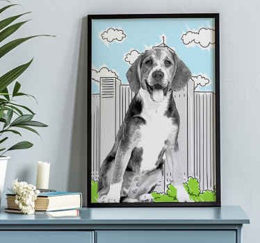 Poster Tiere Hunde Cartoon - TenStickers