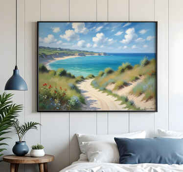 Poster paysages belle vue sur la mer - TenStickers
