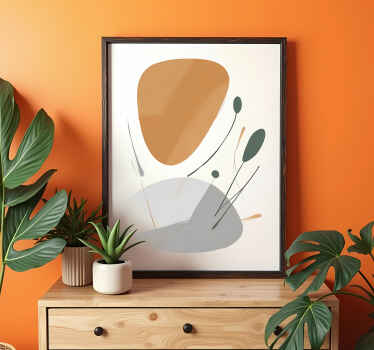 Poster abstrait désordre artistique - TenStickers