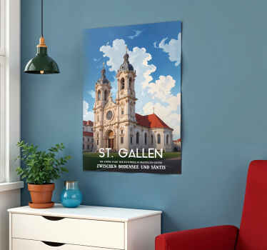 Poster Saint Gallen - TenStickers