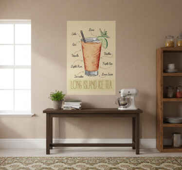 Αφίσα κουζίνας long island ice tea - TenStickers