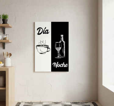 Poster cocina blanco y negro divertido - TenVinilo