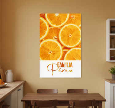 Poster cocina naranja - TenVinilo