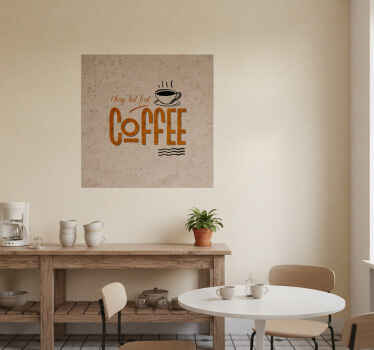 Αφίσα κουζίνας με ωραία vintage φράση - TenStickers