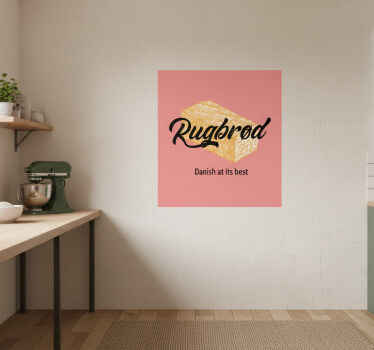 Kitchen poster rugbrød danish bread at its best - TenStickers