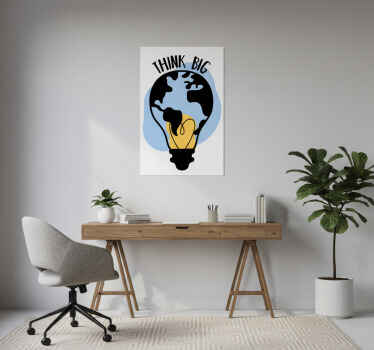 办公室宣传画照亮世界的灵感 - TenStickers