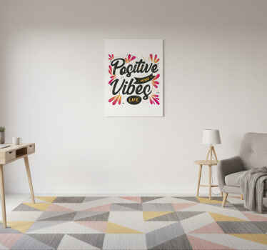 办公室宣传画 积极心态，积极能量 - TenStickers