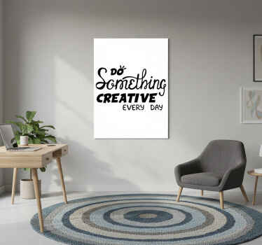 Office poster inspire daily creativity - TenStickers