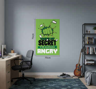 Poster for teenager i'm always angry - TenStickers