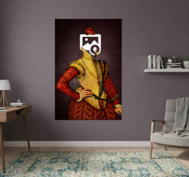 客厅海报展现贵族猫咪风采 - TenStickers