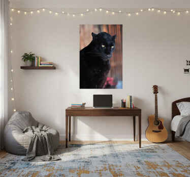 客厅海报豹子潜行 - TenStickers