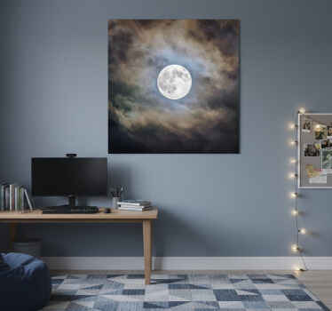 Αφίσα για το σαλόνι Νύχτα Πανσέληνου - TenStickers