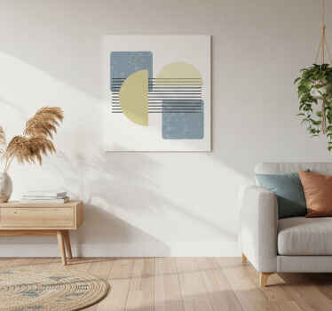 Αφίσα για το σαλόνι Σύγχρονη τέχνη Μοντέρνος σχεδιασμός - TenStickers