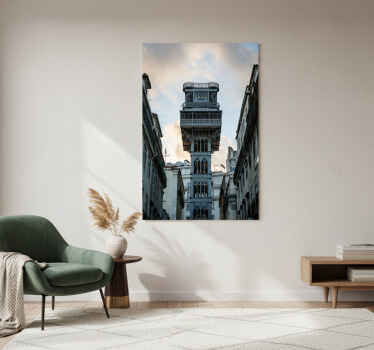 Αφίσα για το σαλόνι ανυψωτήρας Λισαβόνας - TenStickers